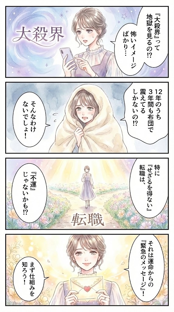 大殺界は転職のチャンス？「転職せざるを得ない」状況に隠された運命のメッセージを知ろう