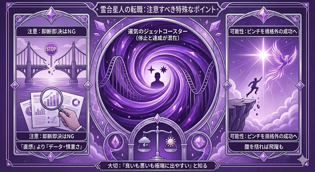 霊合星人の転職の特殊ポイント